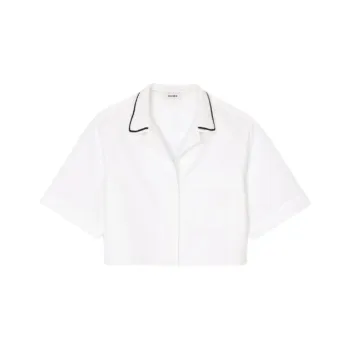 Sandro Knitted collar Shirt