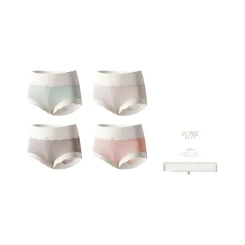 XIA.WA.ZHI.XIU Underpants Women's Box 4 Pack