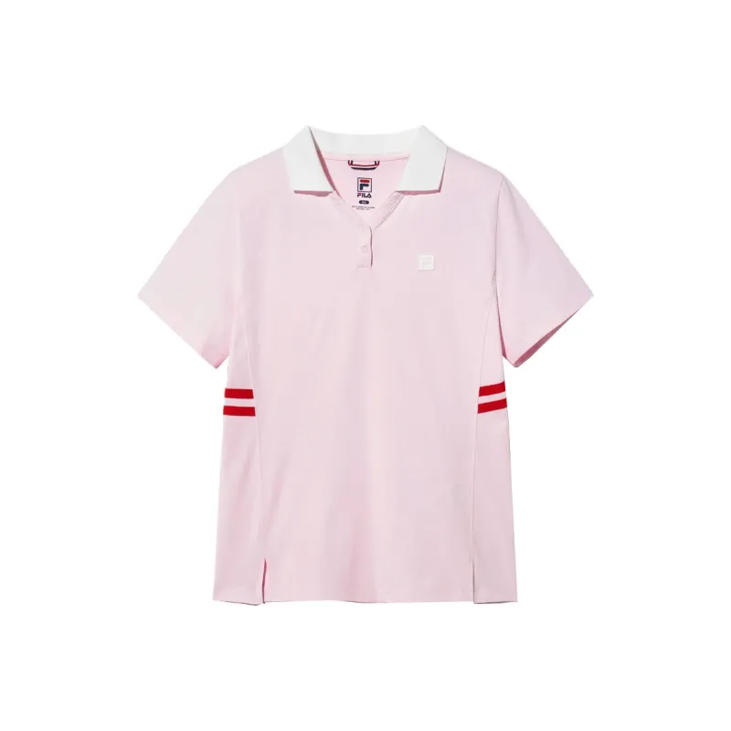 FILA Polo Shirt Women's Light Pink-0
