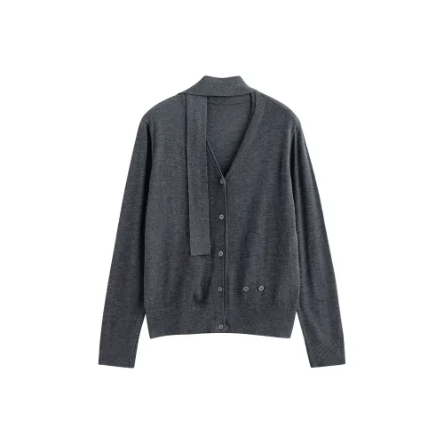 Initial Language Knitwear Women's Dark Gray