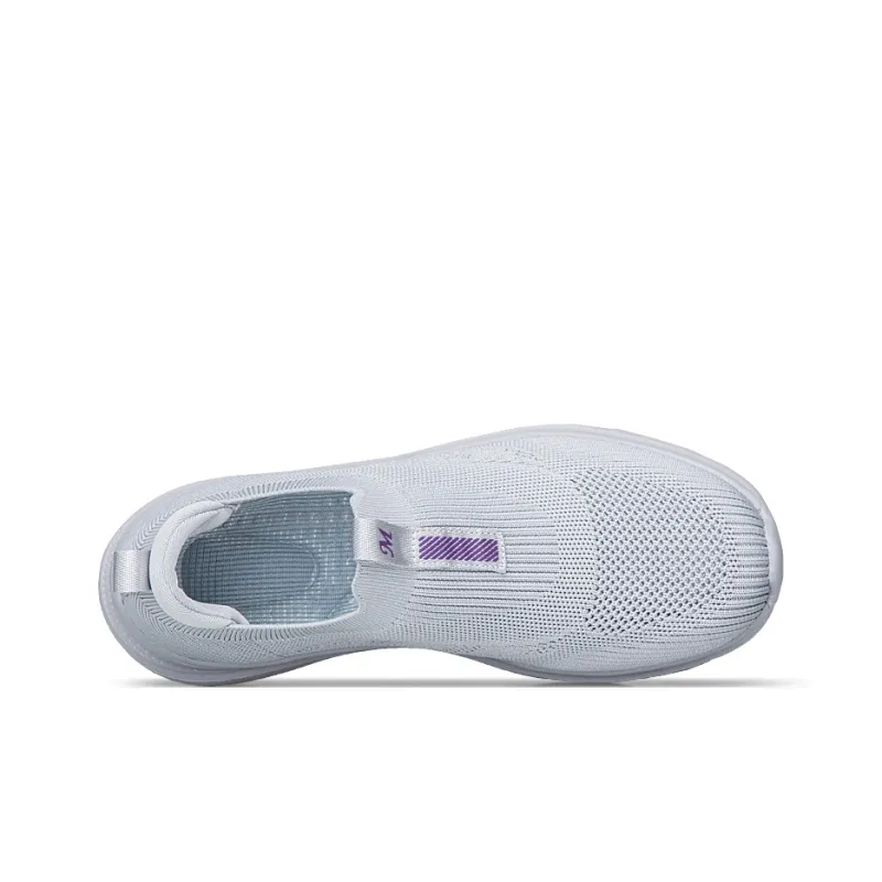 Kuding Elderly Shoes Soft Sole Comfortable Slip on Breathable And Lightweight Low Top Casual Shoes Unisex-2