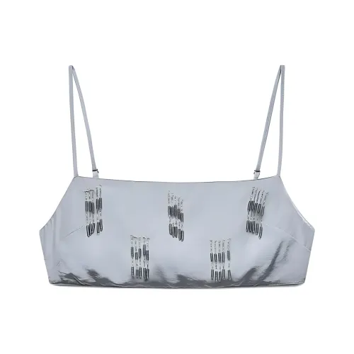 ZARA Strapless Top Women's Gray