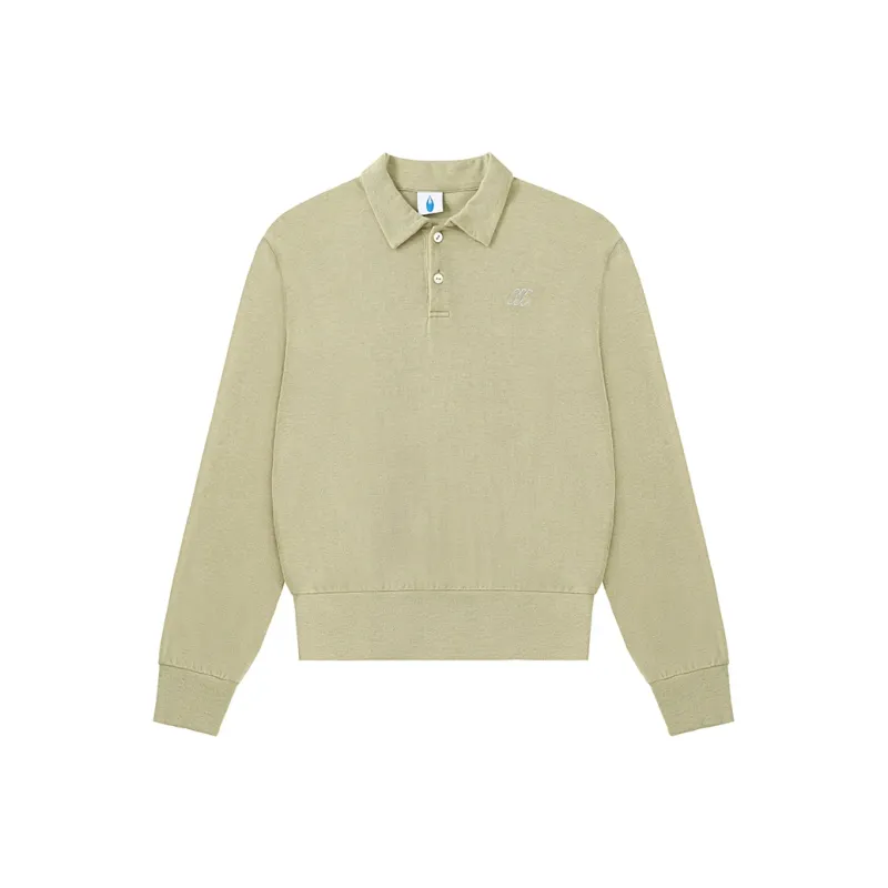 Crying Center Polo Long Sleeved Unisex-3