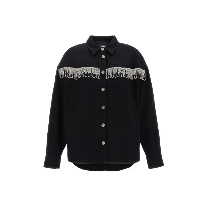 Rotate Embellished Buttoned Shirt-0