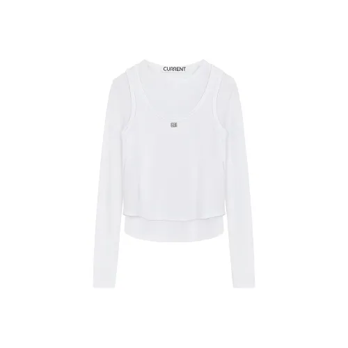 CURRENT T-Shirts Women's White