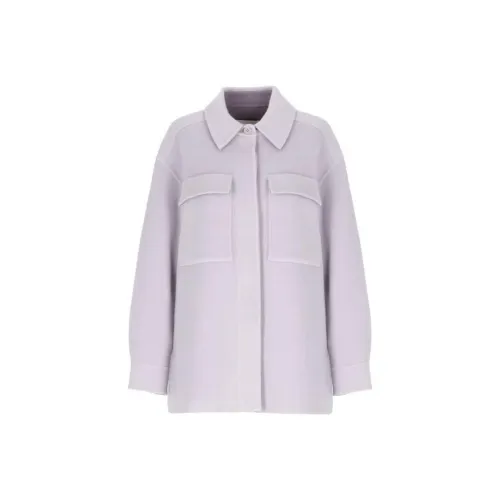 Calvin prints Spread collar Wool Shirt Jacket