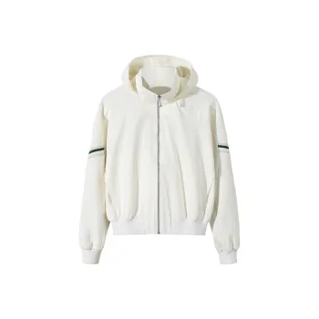 Anta Life Collection Jackets Coats Women's Ivory / Number Mist Grey