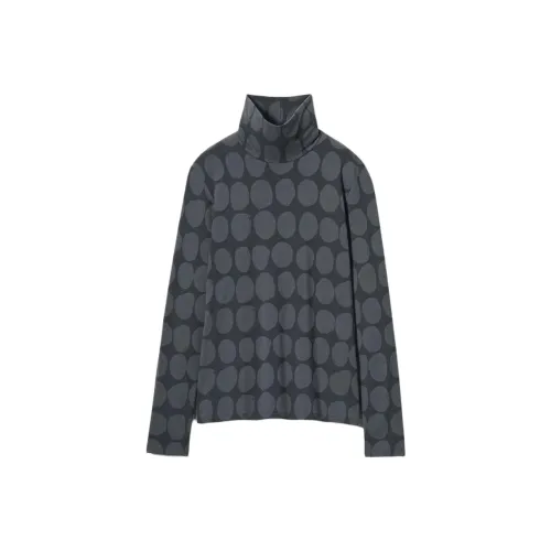 Marimekko X UNIQLO Marimekko Co brand T Shirts Women's Dark Gray
