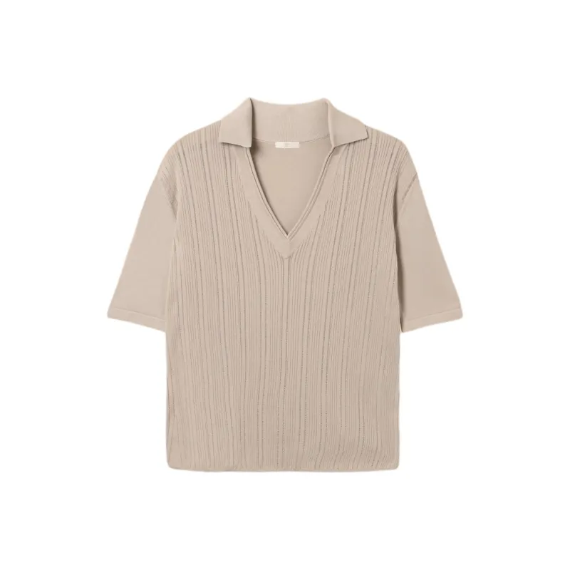 FEDELI Polo Shirt Women's Beige-0