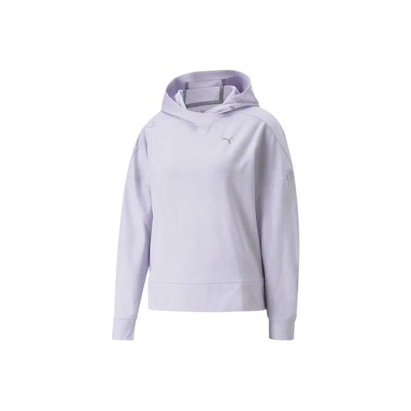 PUMA Sweat À Capuche D’entraînement Cloudspun Femme Sweatshirt Women's Light Purple-0