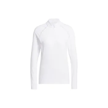 Adidas Free Shipping With AdiClub Ultimate365 Solid Quarter Zip Mock Polo Shirt