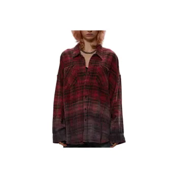 R13 Checked Degrade Shirt