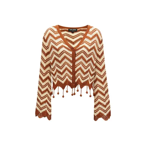 VERO MODA Knitwear Women's Ginger Shredded Brown