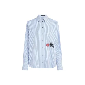 KARL LAGERFELD / Karl Lagerfeld Jeans Ikon Duo Print Shirt