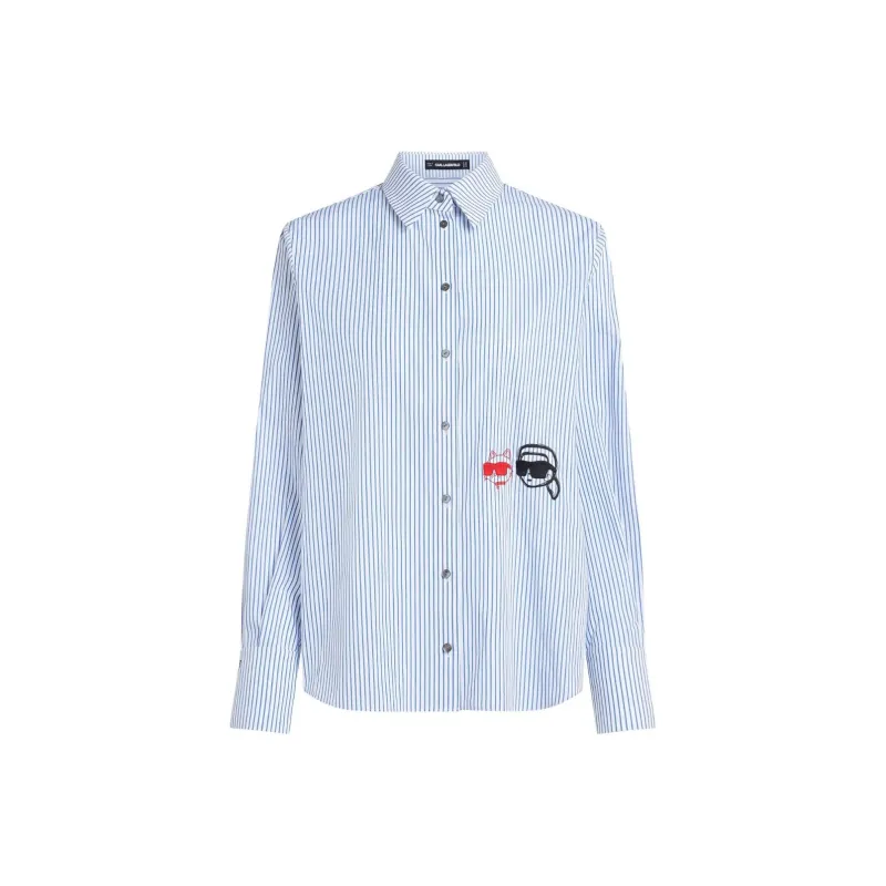 Karl Lagerfeld Ikon Duo Print Shirt-0