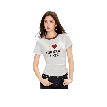  CHOCOOLATE T Shirt Women's White Gray