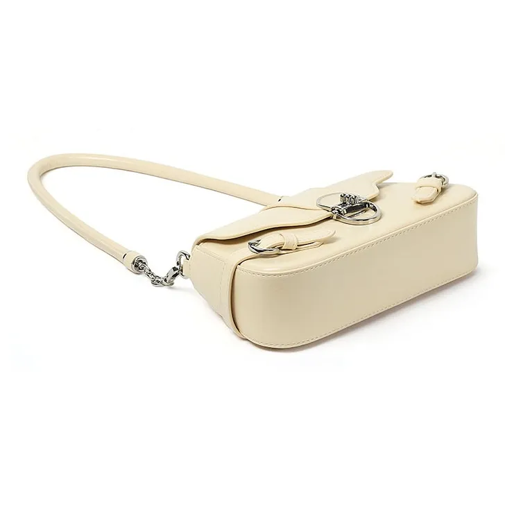 TUCANO PU Shoulder Bag Women's Haze Blue/Crescent Apricot-7