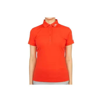 J.Lindeberg Polo Shirt Women's Orange Red