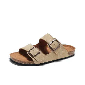 MESUCA Cork Sole Slip Resistant Slide Slippers Men's