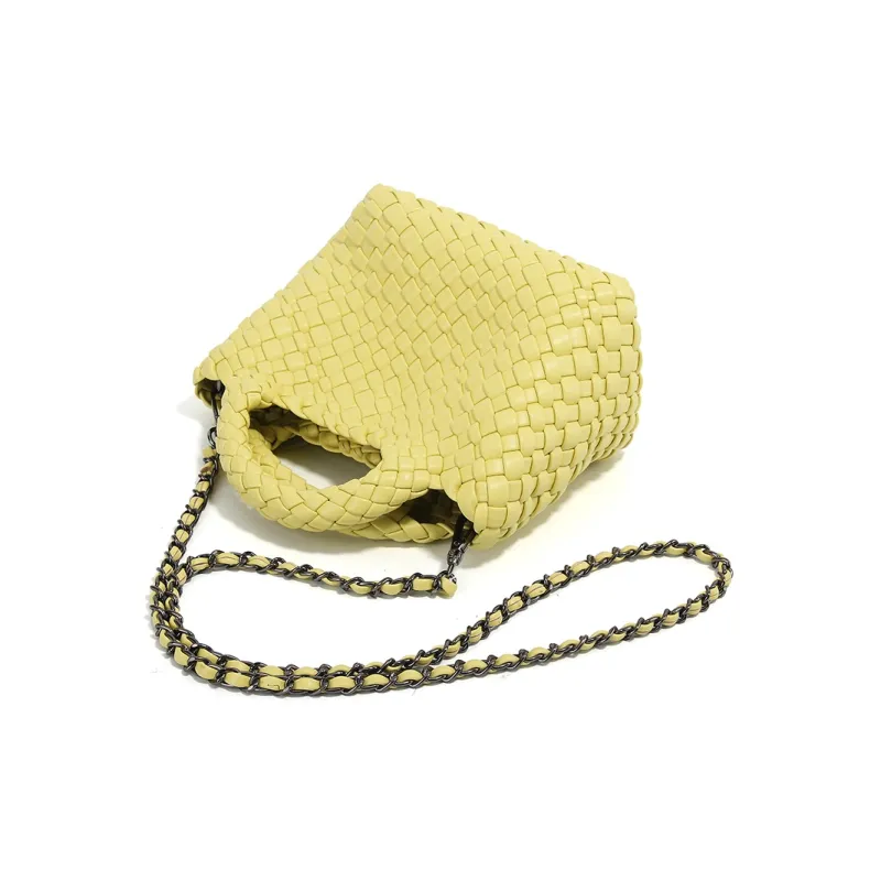 YOCAMU PU Basket Bag Handbag Mini Women's Multicolor-5