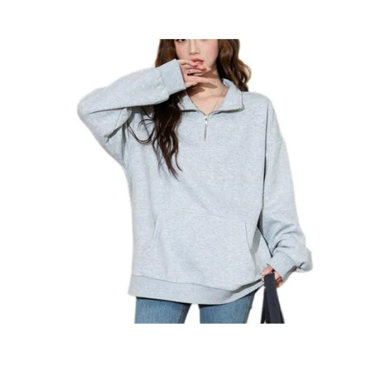 Tonlion Sweatshirt Women's Cool Light Gray-0