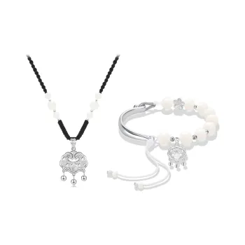 JOYDINNY Bodhi Seed Necklaces Women's