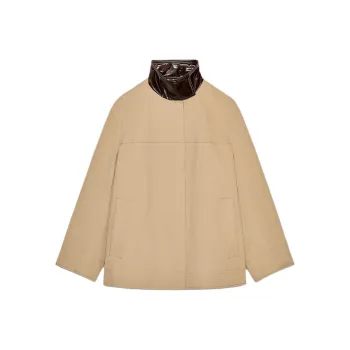 ZARA ZW Series Jackets Coats Women's Khaki