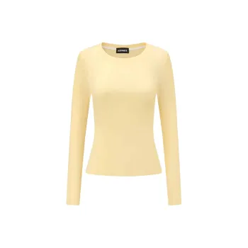 AXYPAGES T Shirt Women's Yellow