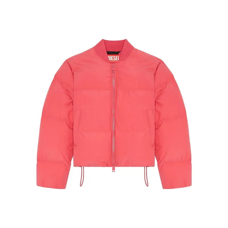 DIESEL W-Oluch Oval D Patch Puffer Jacket-4