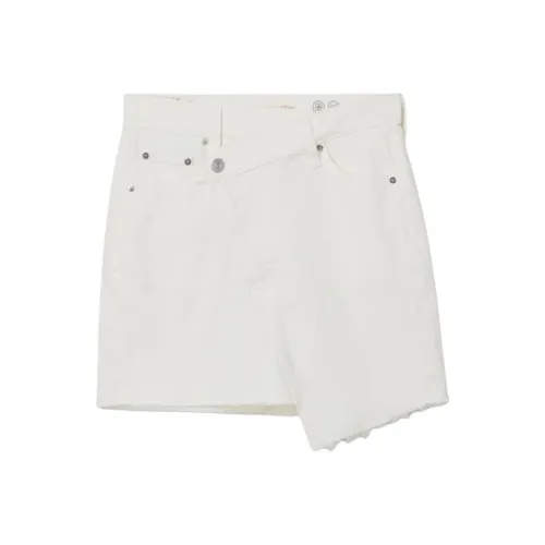 Levi's Denim Short Skirts Women's White