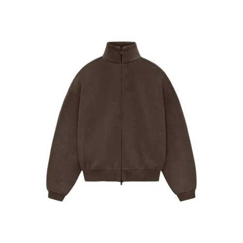 Fear Of God Essentials Core Collection Women's Zip Up Jacket Heather Wood