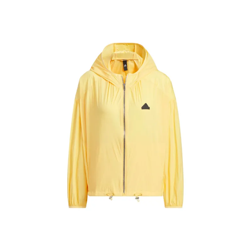Adidas WINDBREAKER Jackets Coats Women's Bright Yellow-0
