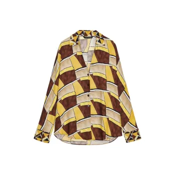 ZARA ZW Series Shirt Women's Yellow