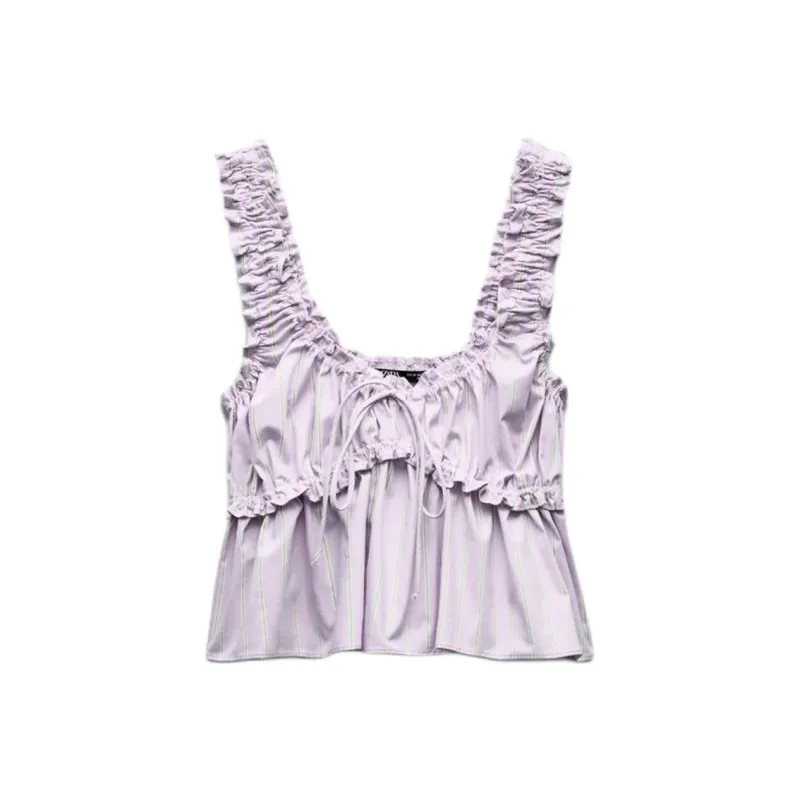 ZARA Camisoles Women's Purple-0
