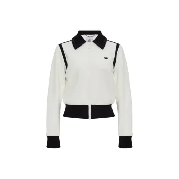 Adidas Originals Women's Premium Collared Track Top Off White