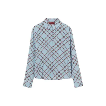 GUCCI Printed Crêpe De Chine Shirt