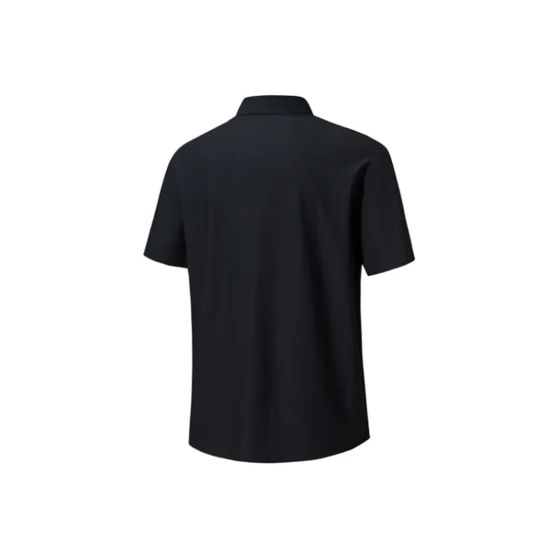 Anta Champion All Weather Series Polo Shirt Women's Basic Black-1