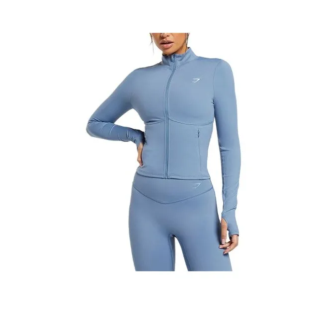 GYMSHARK ELEVATE Jackets Coats Women's Faded Blue-0