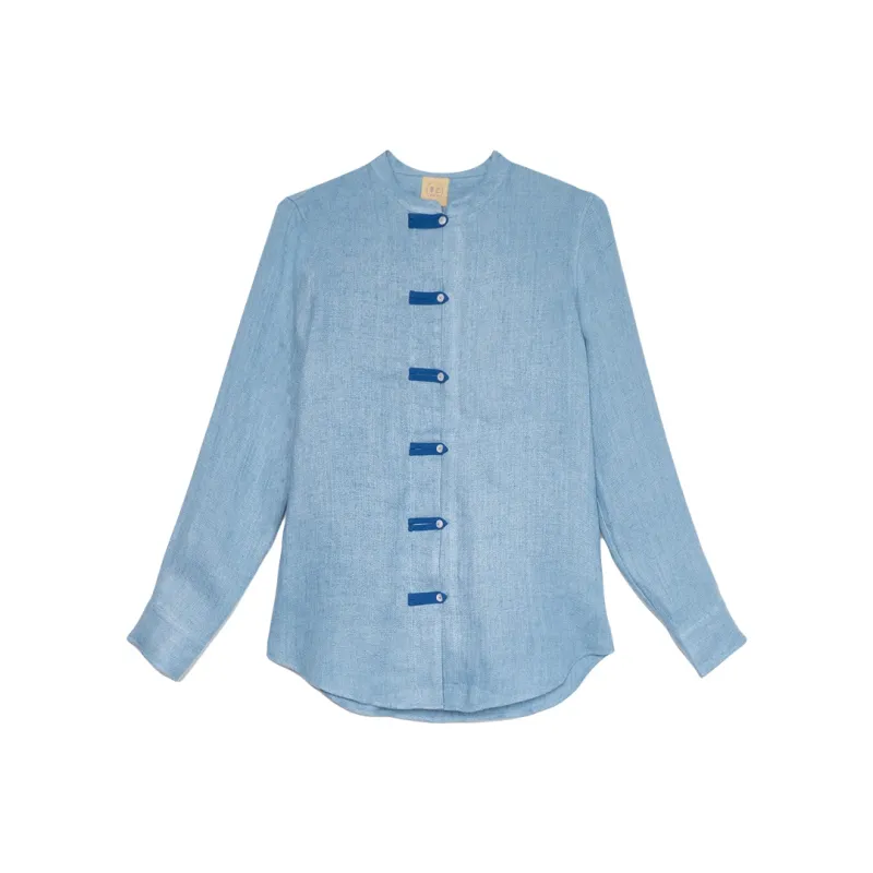 Single Shirt Women's Denim Blue-0