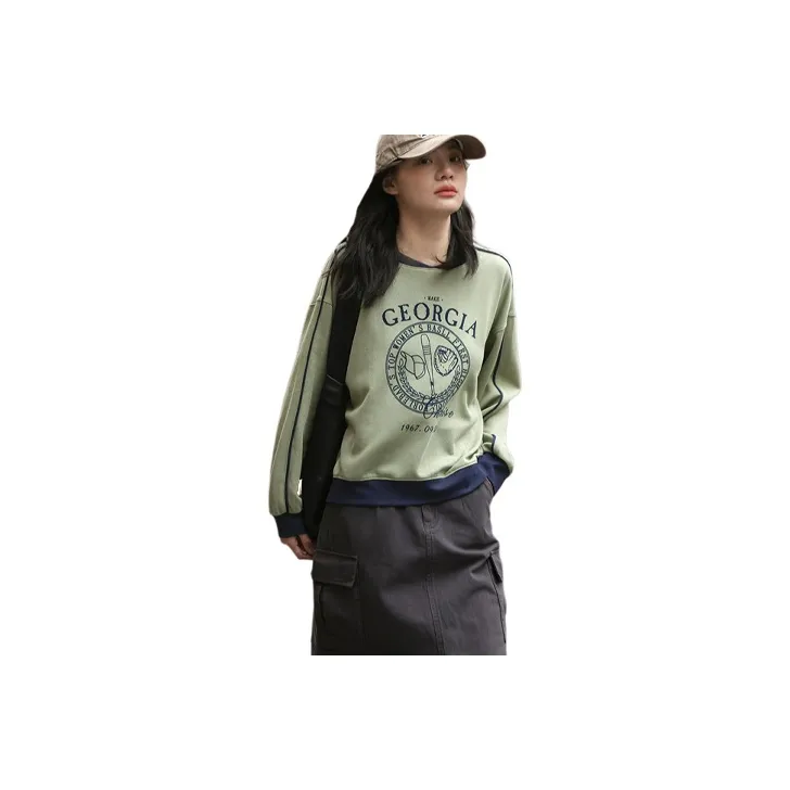 Demana Sweatshirt Women's Pea Green-0