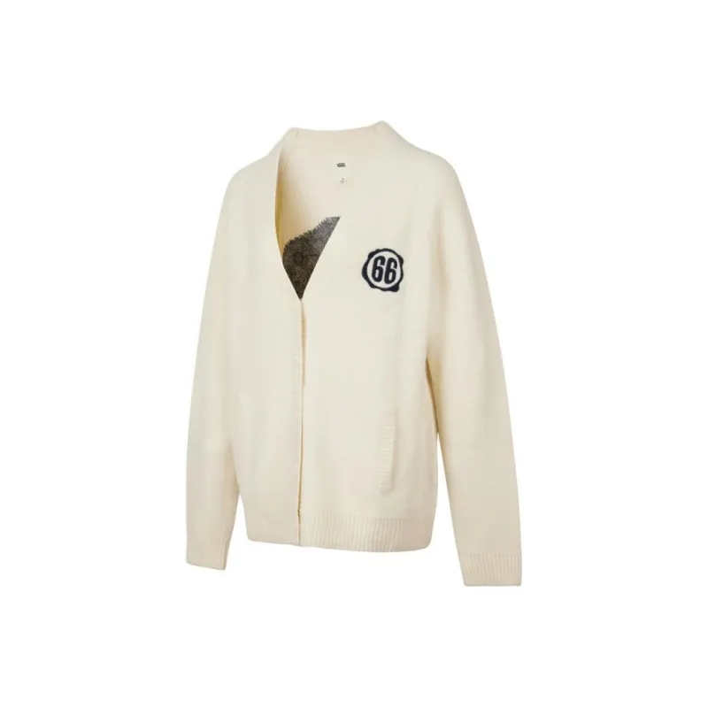 Vans Cardigan Knitwear Women's Beige-0