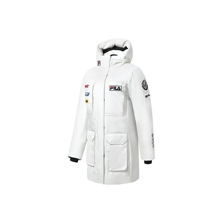 FILA Down Jackets Women's White Jade-0