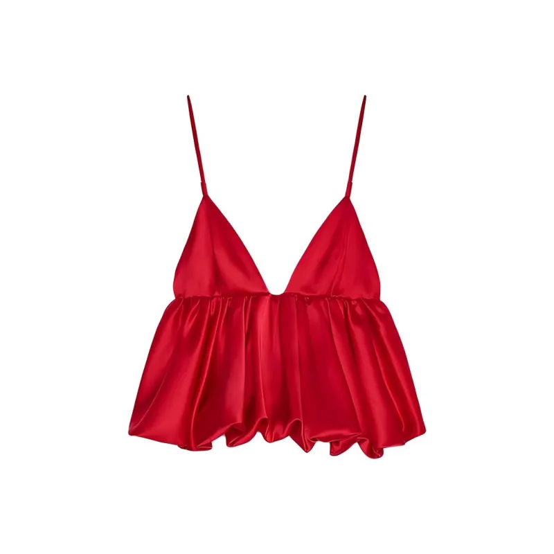 ZARA Valentine's Day Collection Camisoles Women's Red-0