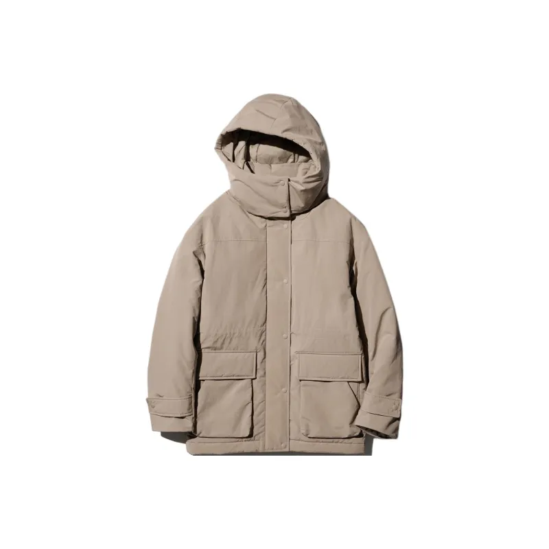 UNIQLO Down Jacket Women's Dark Beige-0