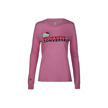 Converse x Hello Kitty/ T Shirt Women's Pink