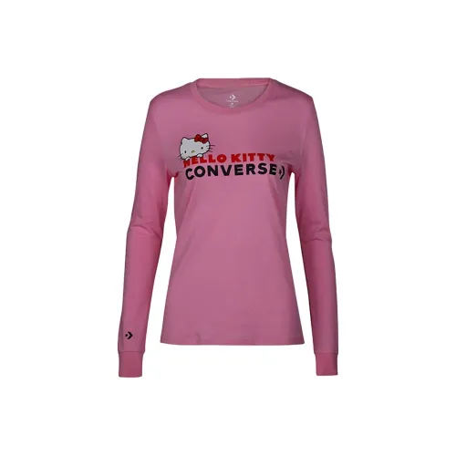 Converse x Hello Kitty/ T Shirt Women's Pink