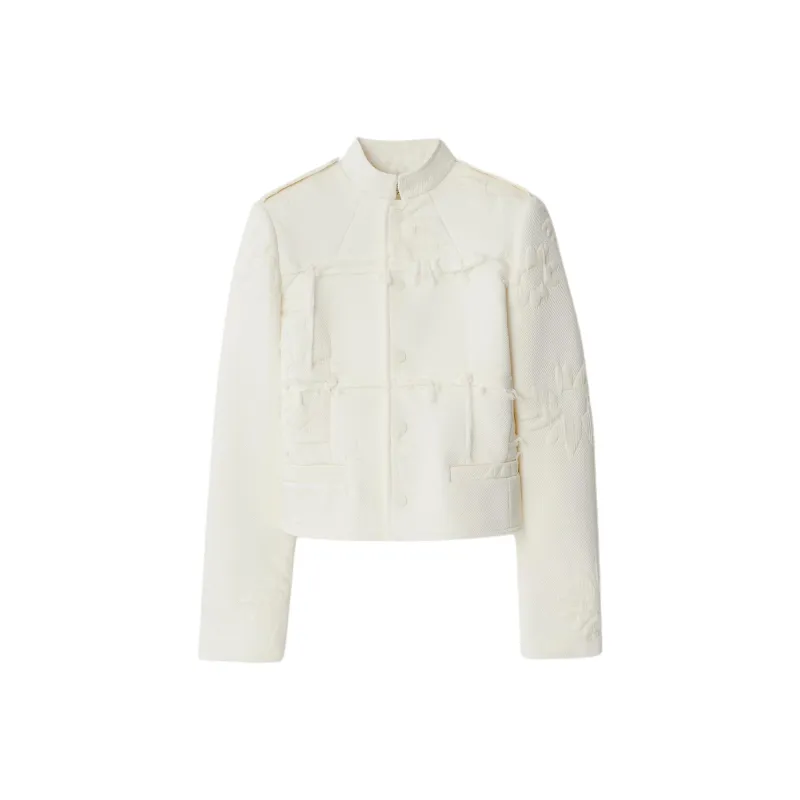 Burberry Daisy Silk Blend Tailored Jacket-0