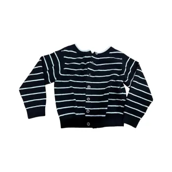 CHANEL Cashmere Sweater Women's Black White