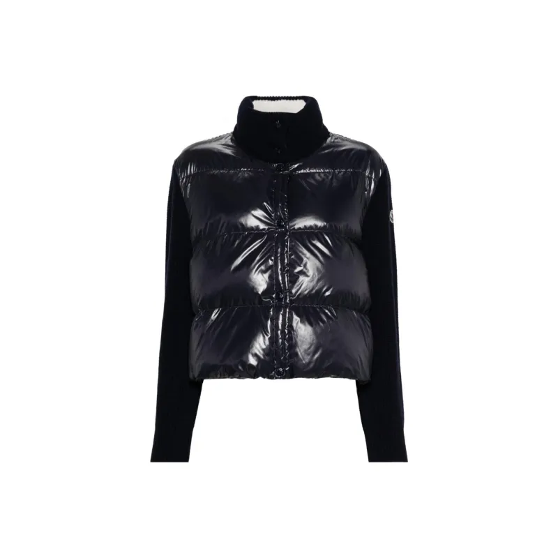 Moncler Quilted Wool Cardigan-0