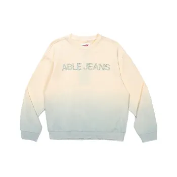 ABLE JEANS Chinese Imagination Series Sweatshirt Women's Yellow White Float